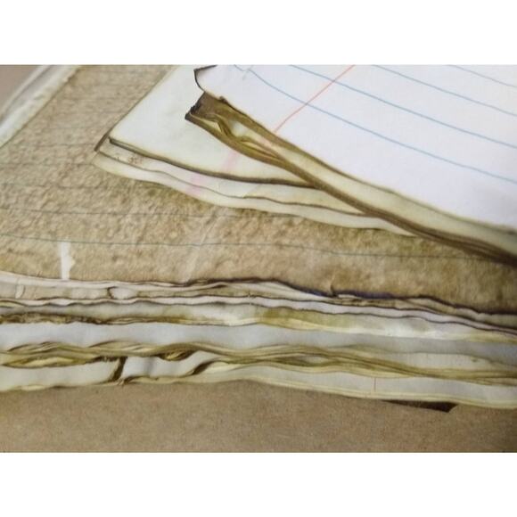 50 Coffee Dyed Notebook Papers, Hand Dyed Papers, Junk Journal Supply - Picture 3 of 3